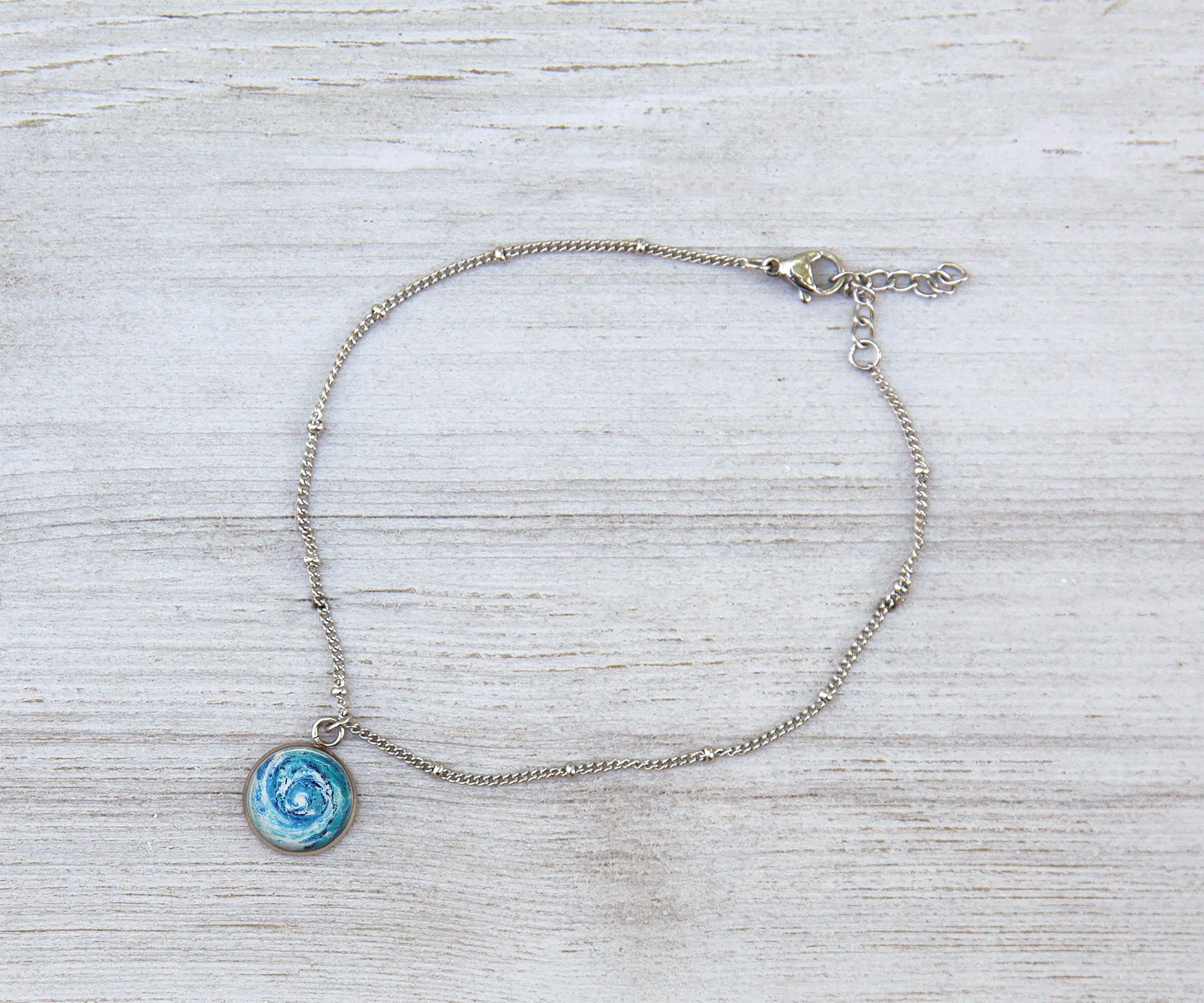 Wave Anklet | Handmade Beach Jewelry